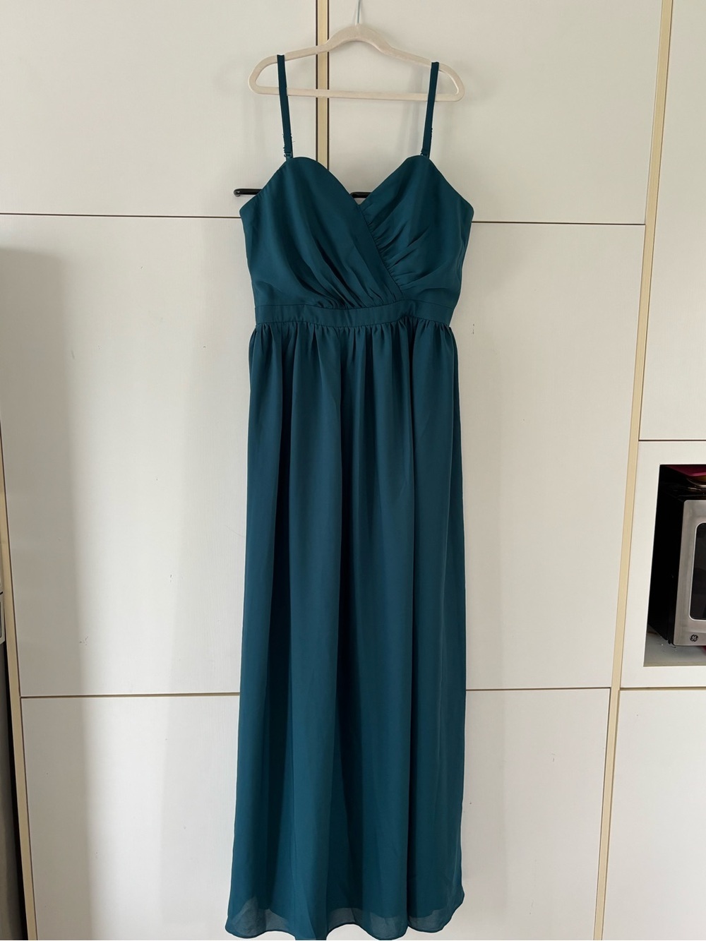 NWT Chi Chi London Teal Convertible Maxi Dress US 10 Wedding Guest Bridesmaid - Picture 2 of 14
